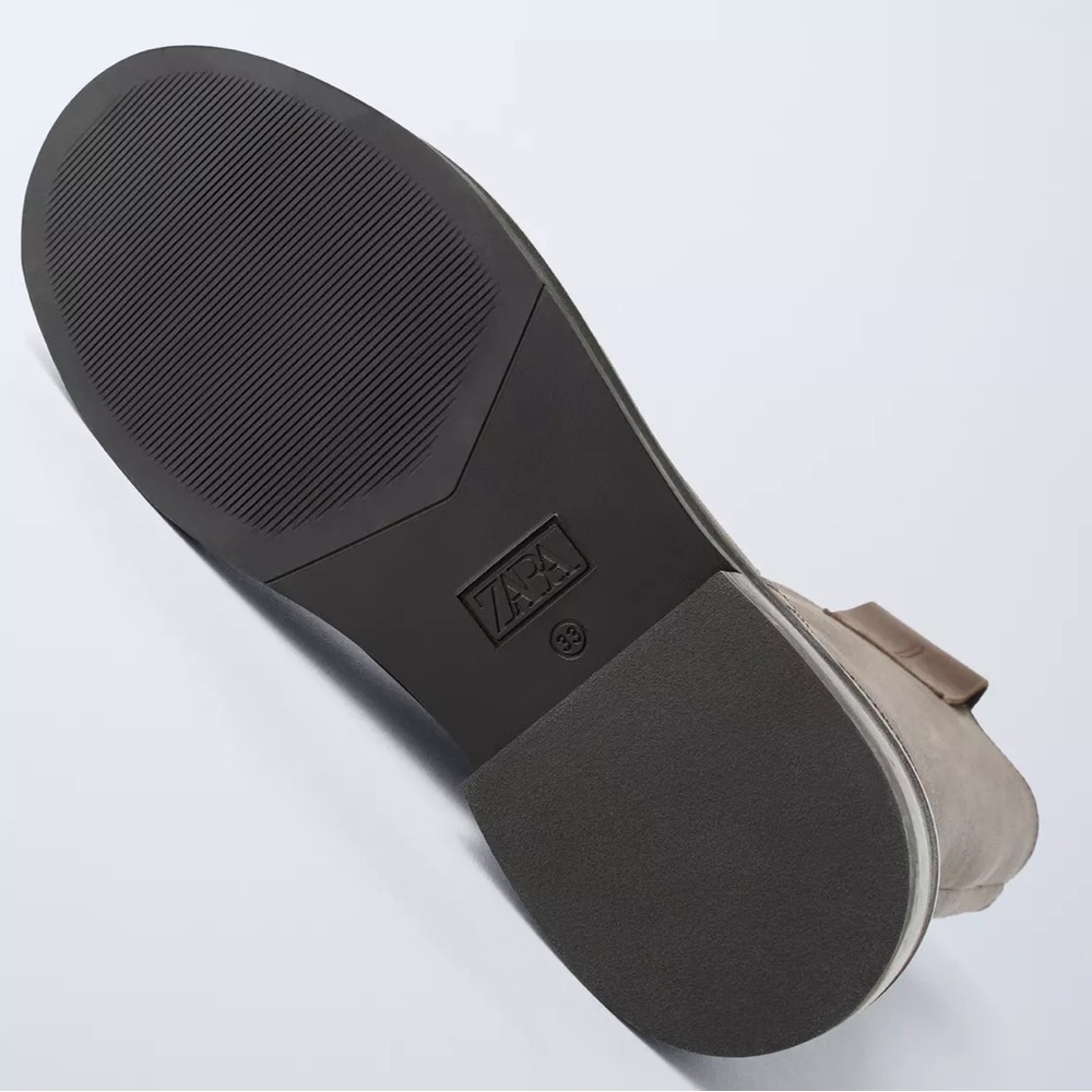 Zara Brown Kids Boots - Picture 5 of 7